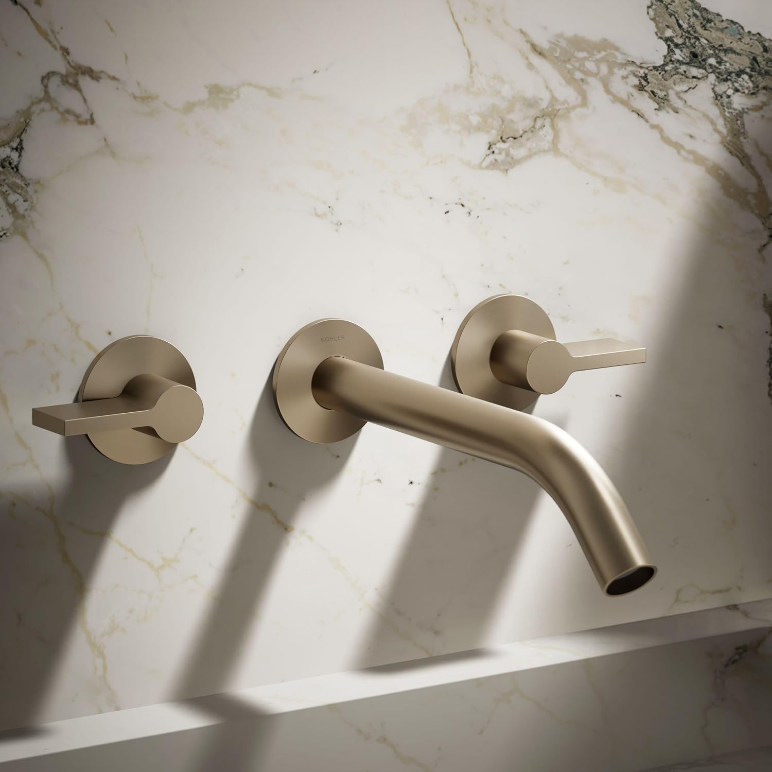 KOHLER Components Wall-Mount Bathroom Sink Faucet Lever Handle Trim