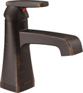 Delta Ashlyn Oil Rubbed Bronze Bathroom Faucet 1 Hole, Single Hole Bathroom Sink Faucet for Vanity, Metal Push-Pop Drain Assembly, Venetian Bronze 564-RBMPU-DST
