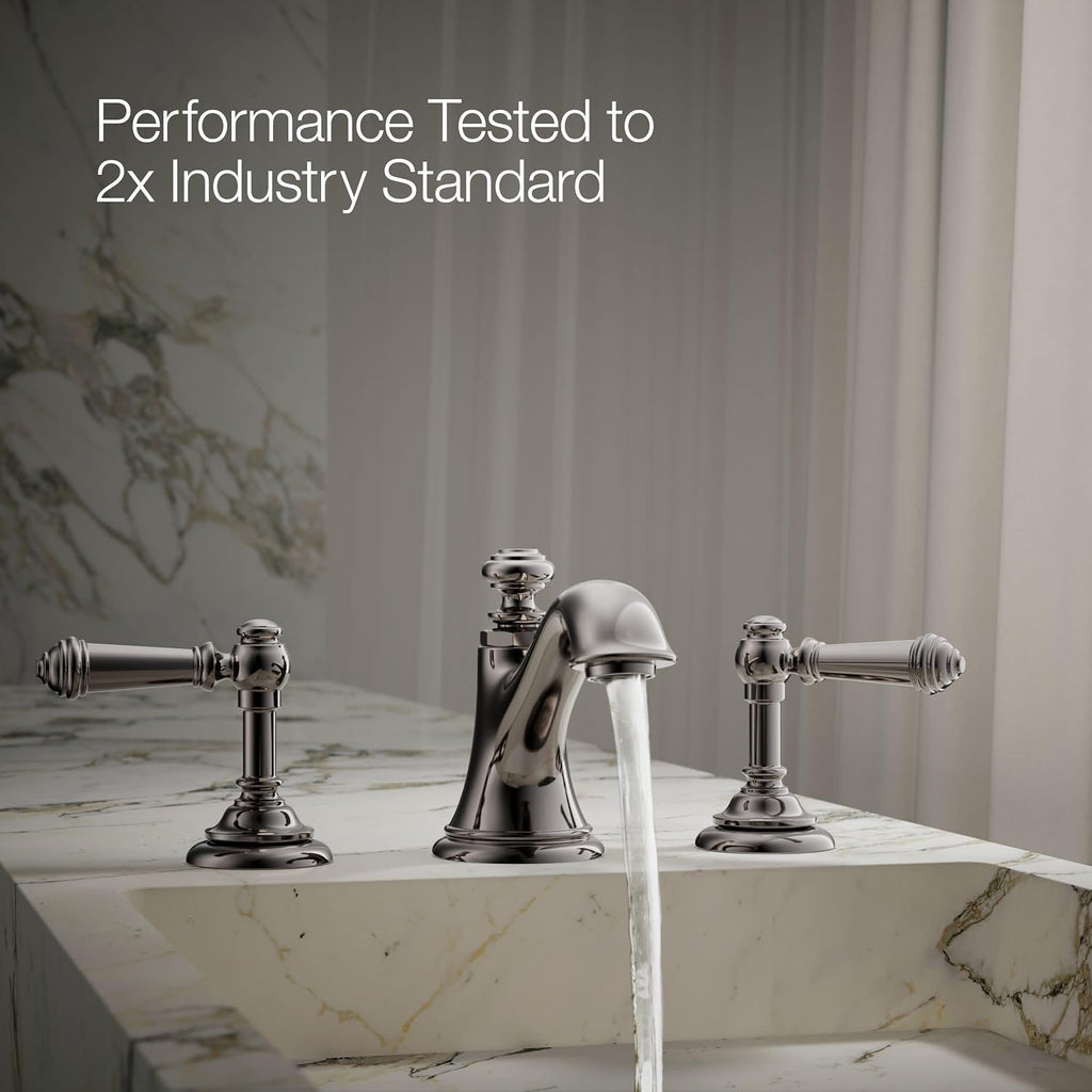 KOHLER 98068-4-TT ARTIFACTS™ WIDESPREAD HANDLES, LEVER, Vibrant Titanium