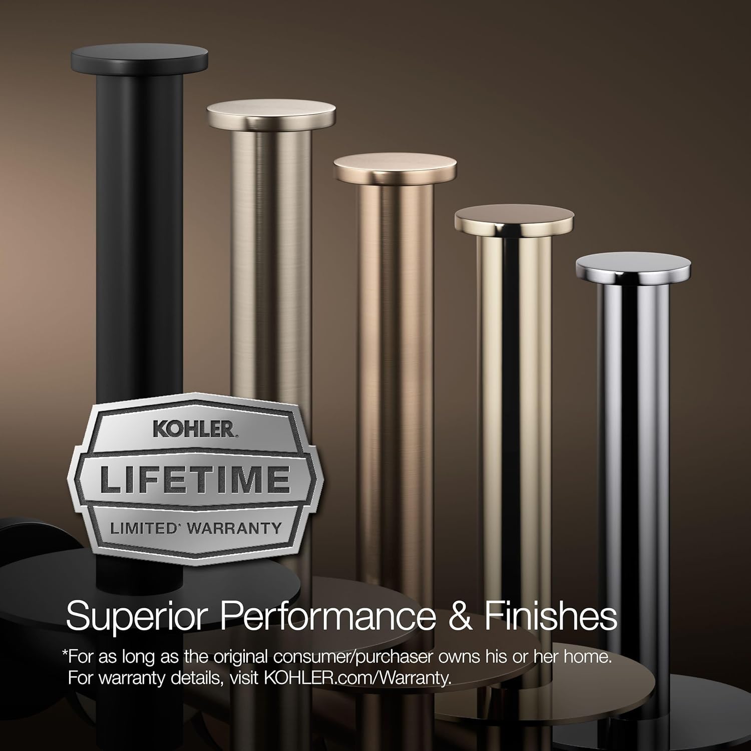 KOHLER PARALLEL® PIVOTING TOILET TISSUE HOLDER