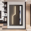 Electric Meter Box Decorative Painting, Wall Mounted Electrical Panel Cover, Fuse Box Covers, Flip or Sliding Design, Simple Install, Easy to Clean(Brown 3,45 * 90cm/17.7 * 35.4in)