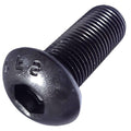 1/4-20 x 1/4' Button Head Socket Cap Screws Kit Hardware Black Oxide Alloy Steel Pack of 500 Fastener Set LS18179F