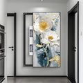 JHDXL Electric Meter Box Decorative Painting, Fuse Box Cover Cabinet, Crystal Porcelain Painting, Abstract Art Graphic Design, for Home Room Wall Decoration(Black3,140 * 70cm/55.12 * 27.6in)