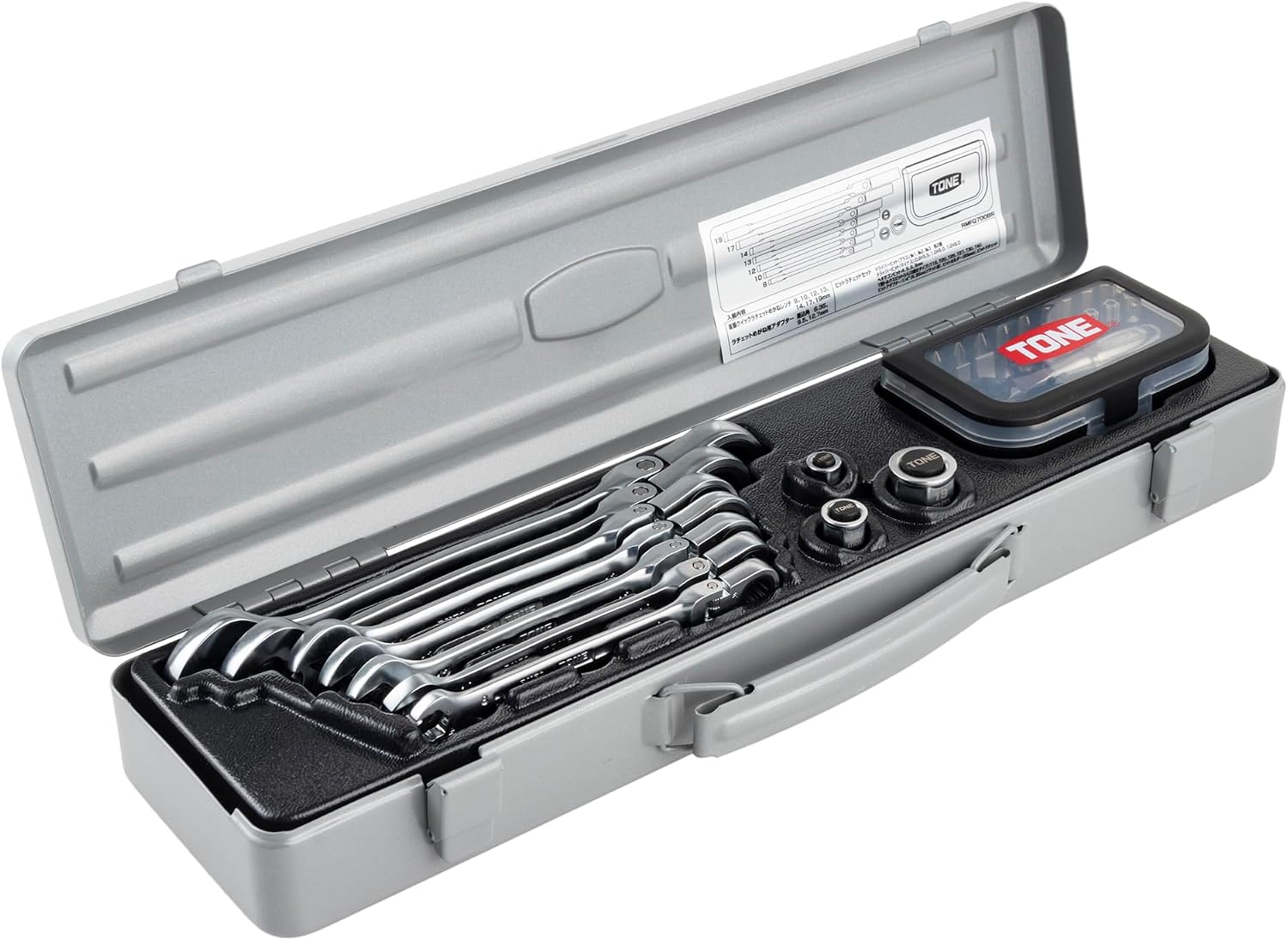 TONE Ratcheting Ring and Flex Head Ratchet Set