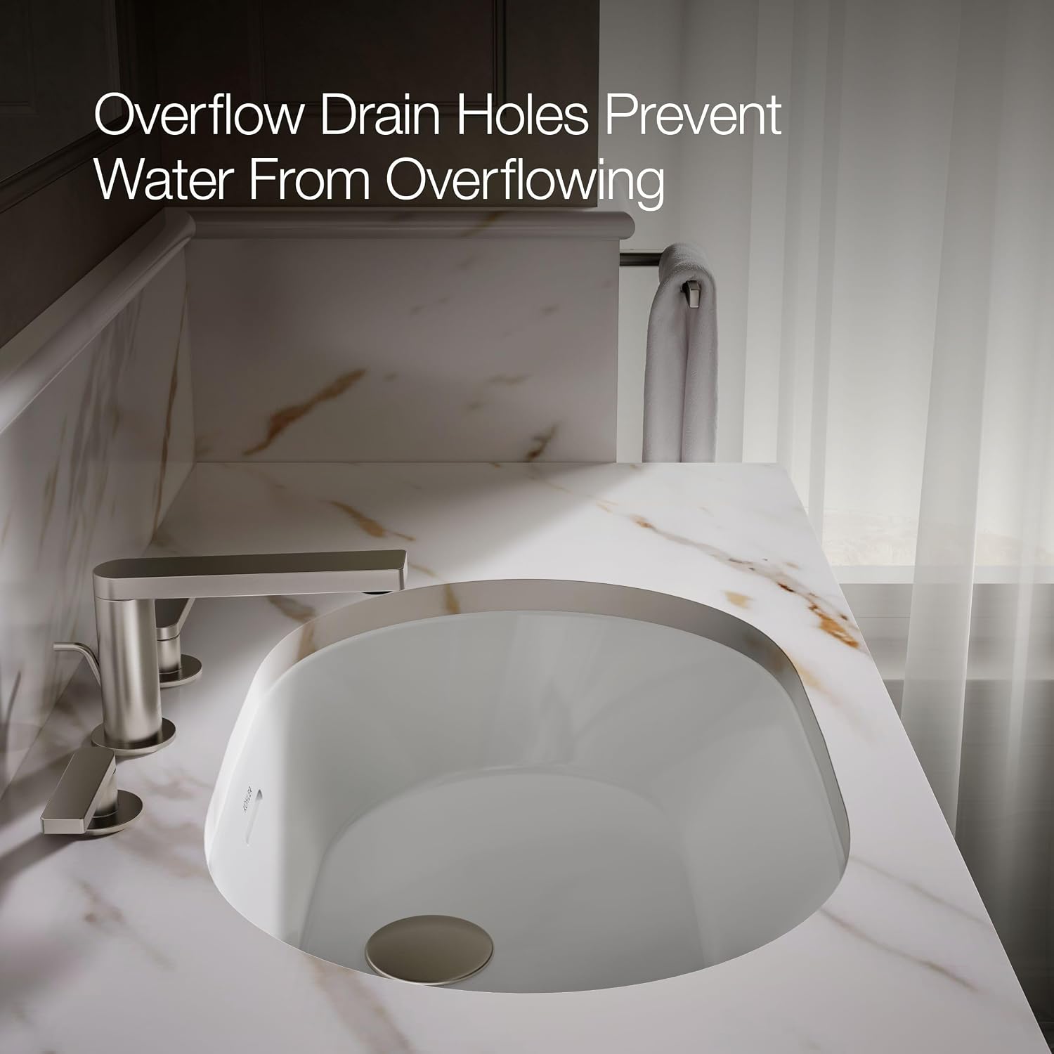 Kohler Brazn Capsule Undermount Bathroom Sink