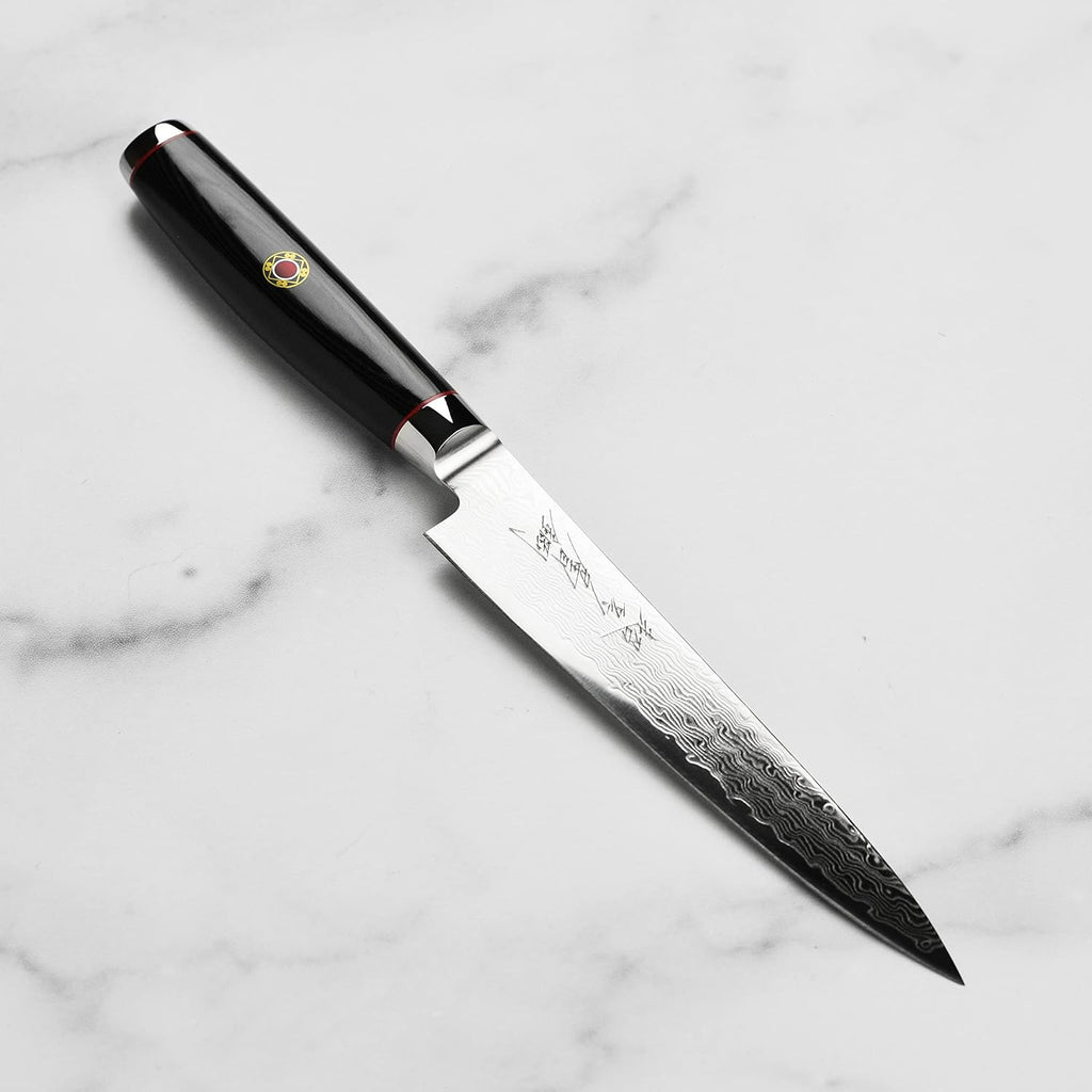 Enso SG2 Utility Knife - Made in Japan - 101 Layer Stainless Damascus, 6'