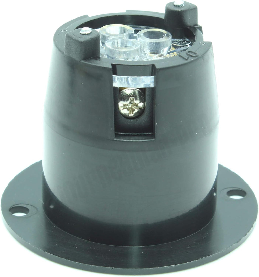 Journeyman-Pro 5279 15 Amp 120-125 Volt, NEMA 5-15 Flanged Outlet, Black Commercial Grade, 2 Pole-3 Wire, Straight Blade Plug Outdoor Receptacle, Surface Mount Outlet (Front & Back Covers, 10-Pack)