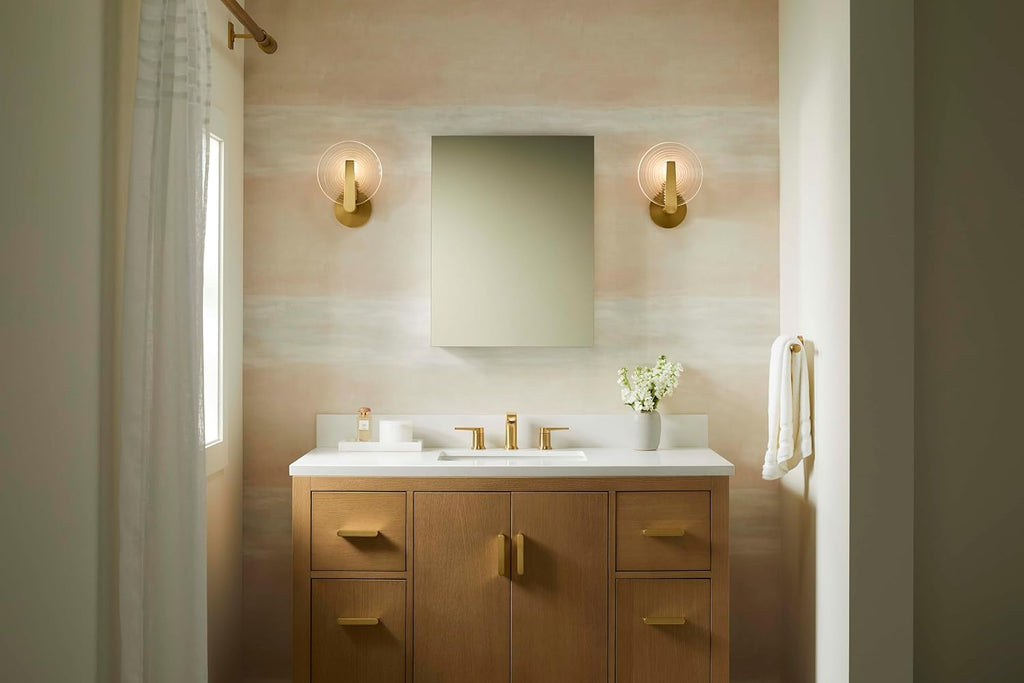 Kohler 55061-NA Embark Slim Medicine Cabinet Mirror, Adjustable Shelves with Mirrored Door, 15 in. W x 26 in. H