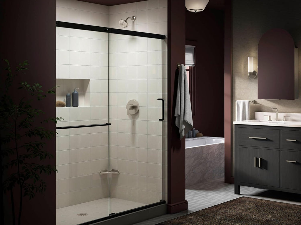 KOHLER TS35321-4Y-2MB, Elate Rite-Temp Shower Trim with Single Function 2.5 GPM Showerhead, Vibrant Brushed Moderne Brass, Spa-Like Shower Experience, High-End Finish