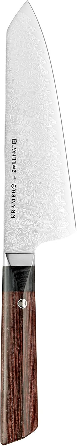 ZWILLING KRAMER Meiji 7-inch Razor-Sharp German Santoku Knife, Made in Company-Owned German Factory with Special Formula Steel perfected for almost 300 Years