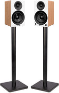 Fluance Ai41 Powered 2-Way 2.0 Stereo Bookshelf Speakers with Speaker Stands 5' Drivers 90W Amplifier for Turntable Bluetooth 5 Wireless Music Streaming with RCA Optical Subwoofer Out (Lucky Bamboo)