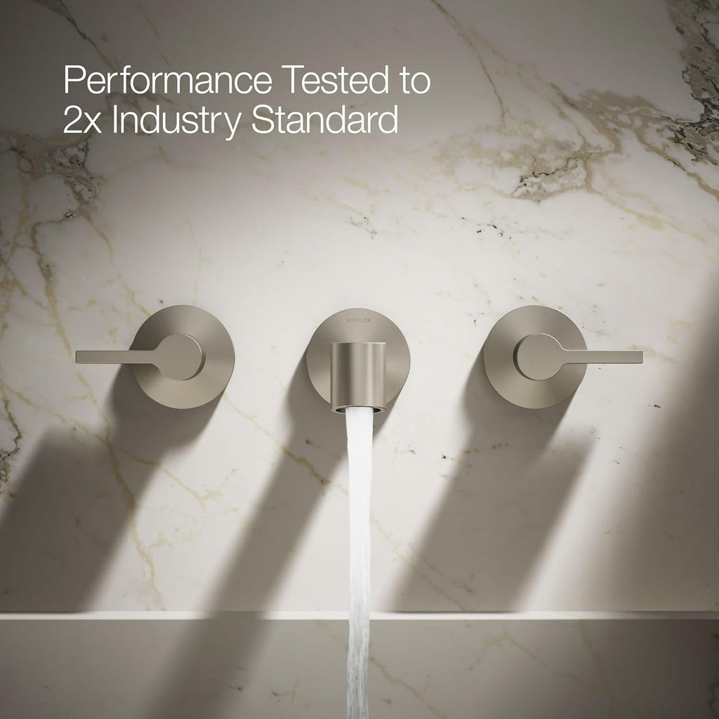 KOHLER Components Wall-Mount Bathroom Sink Faucet Spout With Row Design 1.2 GPM