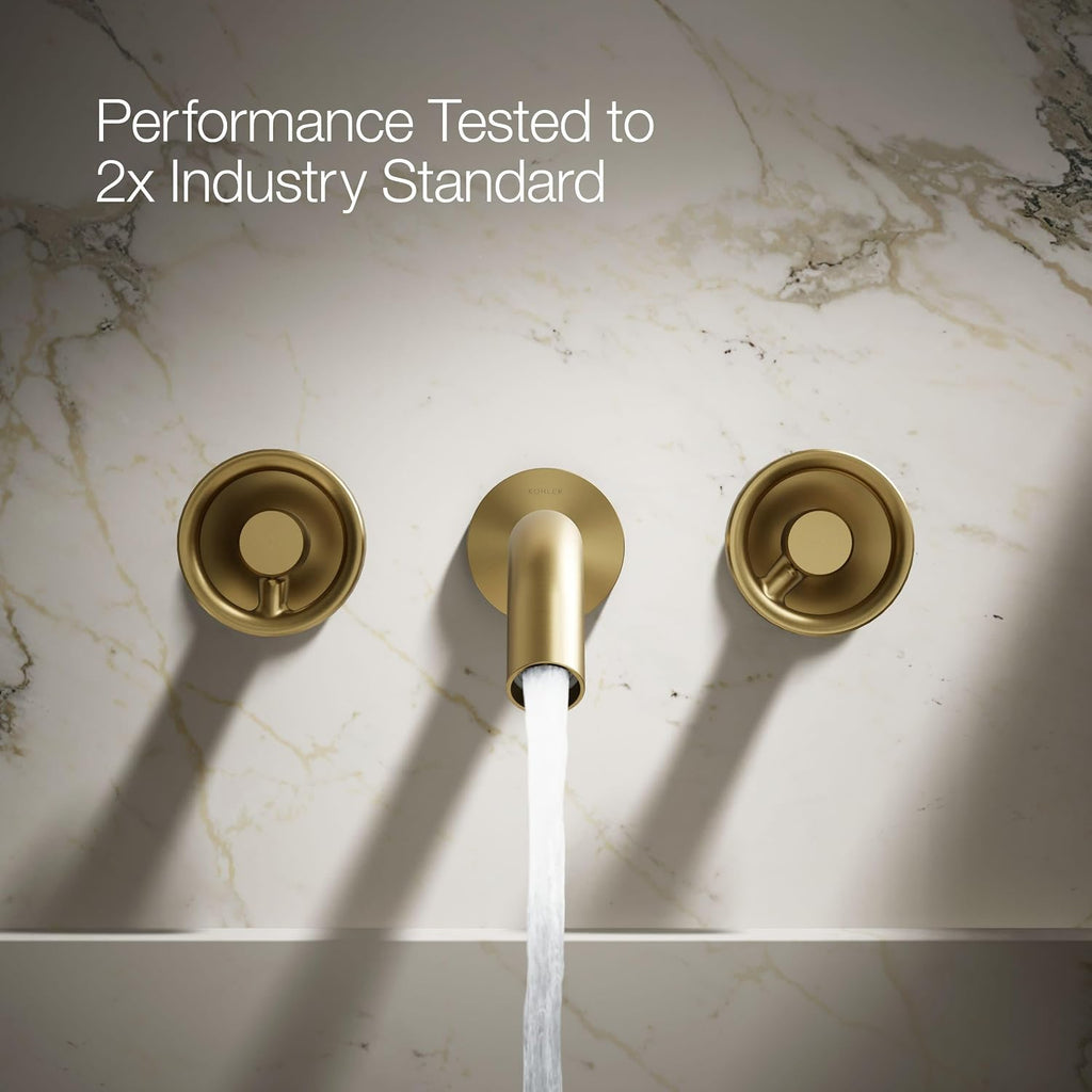 Kohler T77981-9-2MB Components Plumbing Fixtures, Vibrant Brushed Moderne Brass