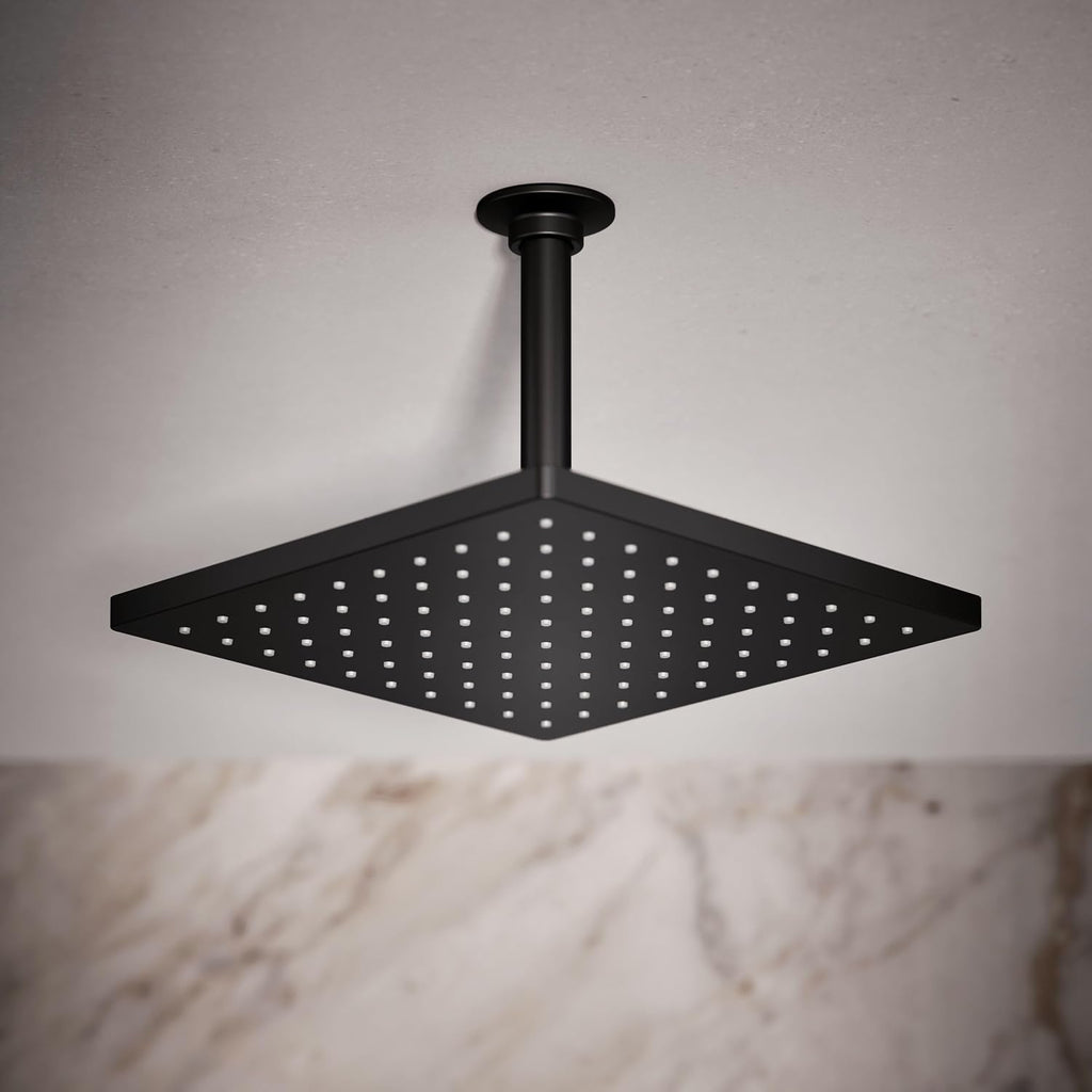 Kohler 26149-BL Honesty® 10' single-function rainhead, 2.5 gpm, Matte Black