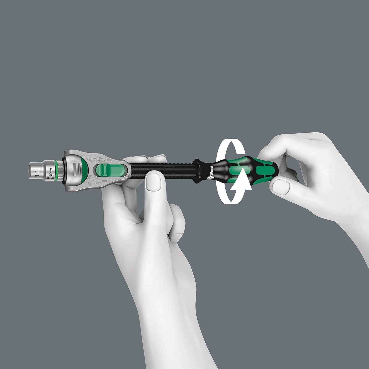Wera 05004076001 8100 SC 6 Zyklop Metric Speed Ratchet Set, 25 Piece, 1/2' Drive