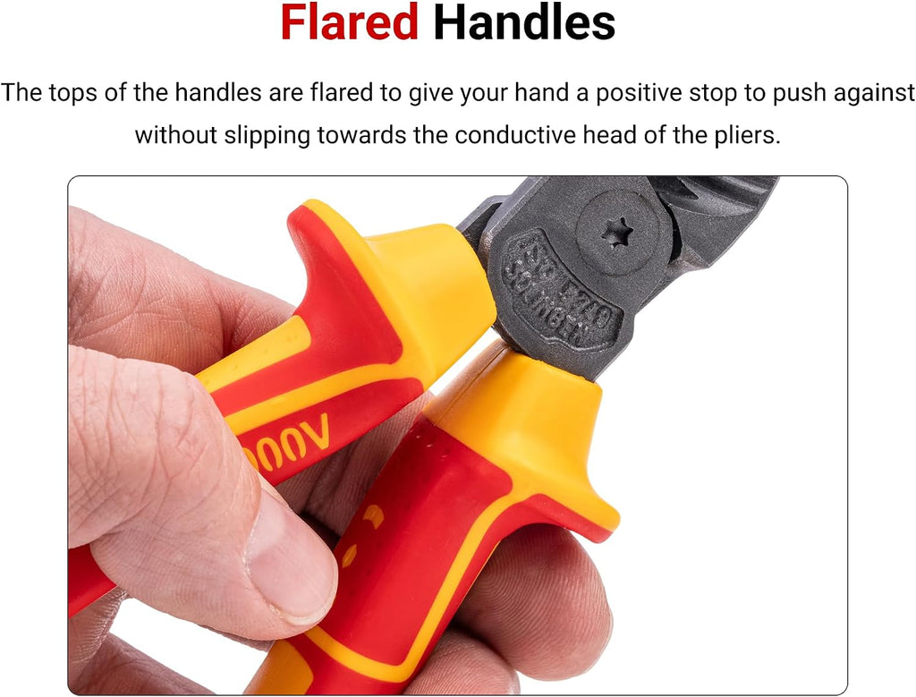 TEKTON Insulated Phillips, Slotted, Square Drivers and Pliers Set, 11-Piece (Combination, Long Nose, Diagonal Cutting) | TEK99005
