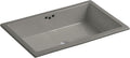 KOHLER K-2297-K4 Kathryn 23-7/8' x 15-5/8' Undermount Bathroom Sink, Cashmere