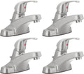Aqua Vista 30-B410-AV-BN Watersense Certified Bathroom Sink Faucet, Brushed Nickel Single Handle (Pack of 4)
