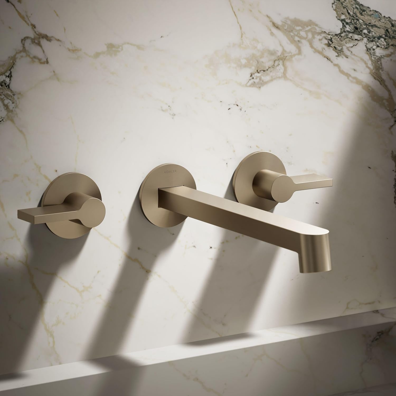 KOHLER Components Wall-Mount Bathroom Sink Faucet Spout With Row Design 1.2 GPM