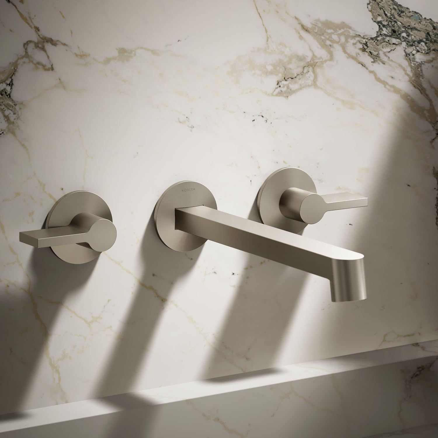 KOHLER Components Wall-Mount Bathroom Sink Faucet Spout With Row Design 1.2 GPM