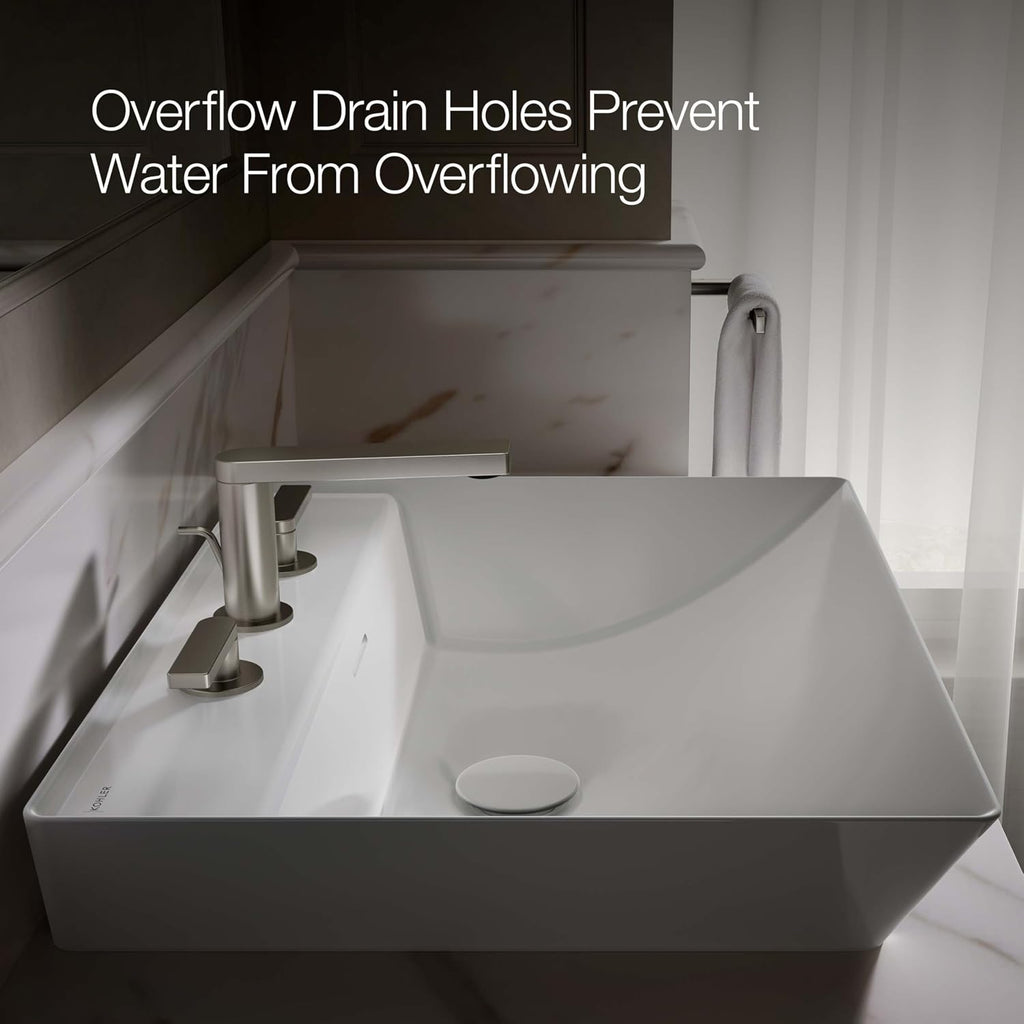 Kohler Brazn Rectangle Vessel Bathroom Sink