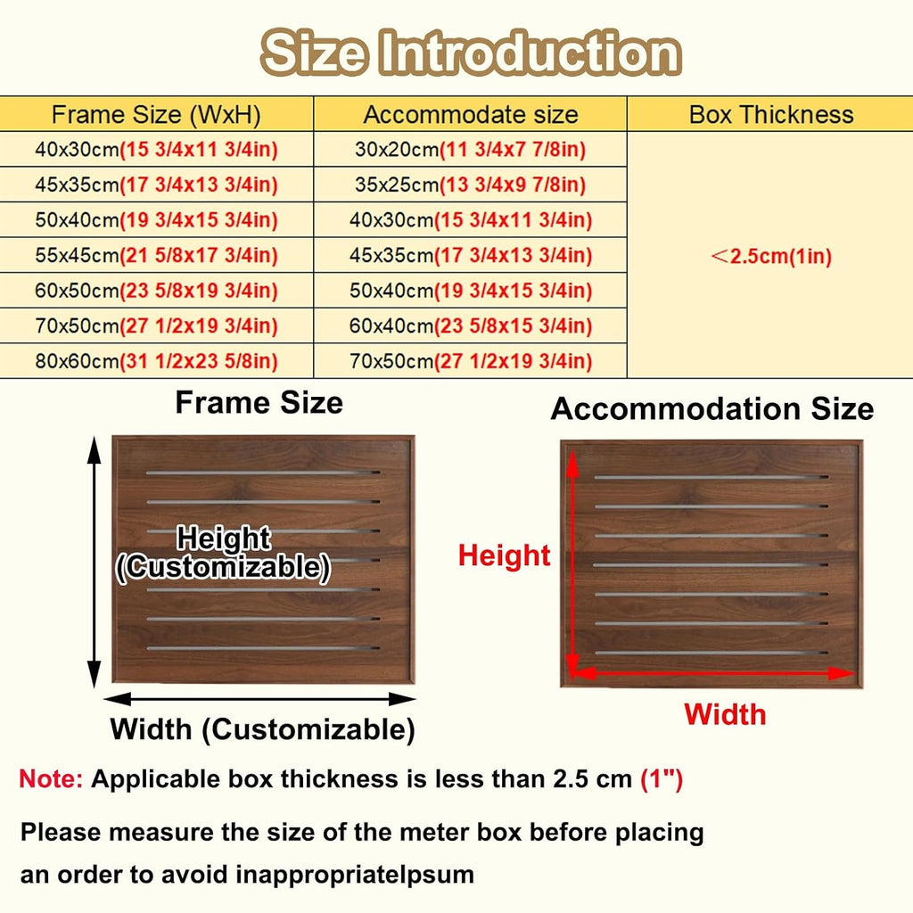 Outdoor Fuse Box Cover - Detive Breaker Box Panel Art, Stone Texture Wall Replacement, Indoor Electric Meter Plate for Kitchen, 40x60cm (15.75x23.62in)