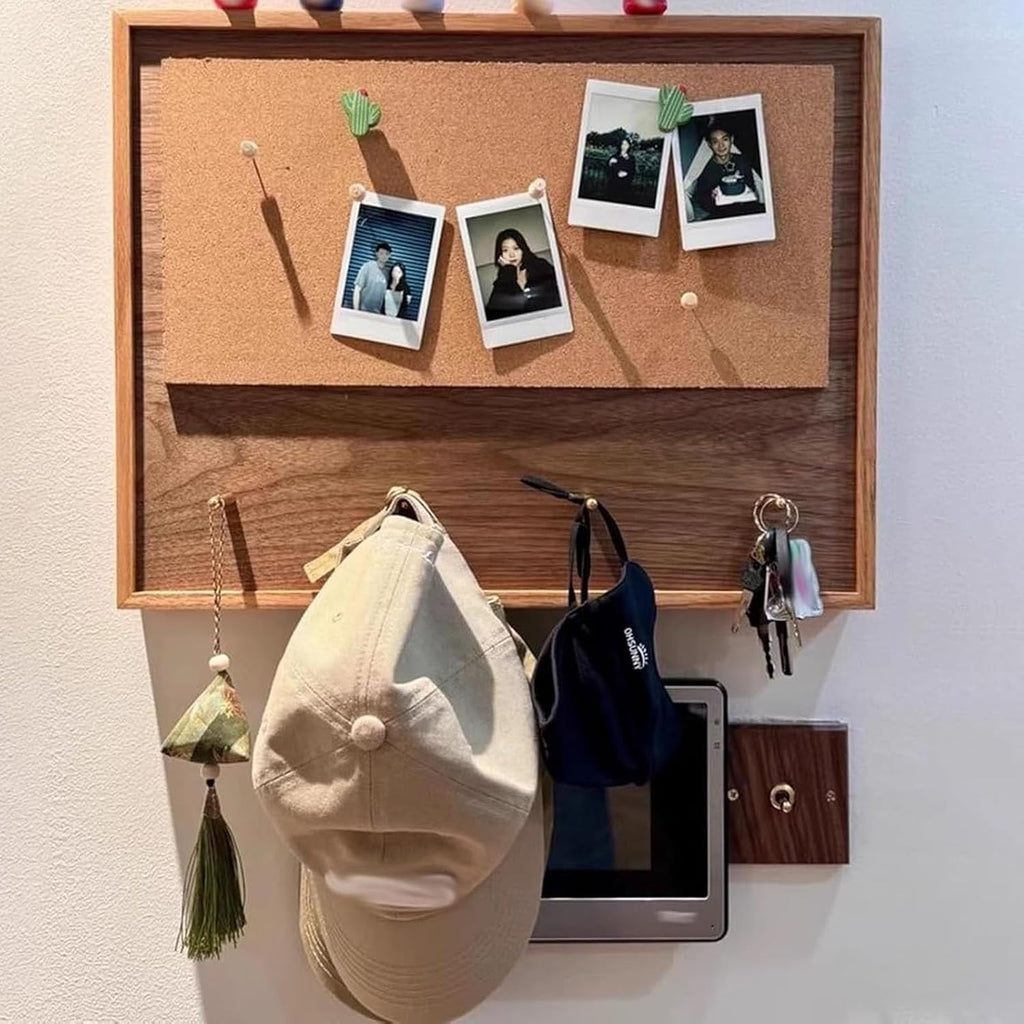 DIY Wooden Breaker Box Cover Decorative Painting, Wall Mounted Fuse Box Cover Cabinet, Hide Electric Meter Box Decorative Painting with Hooks, for Bedroom(60x40cm/23.6x15.7in)