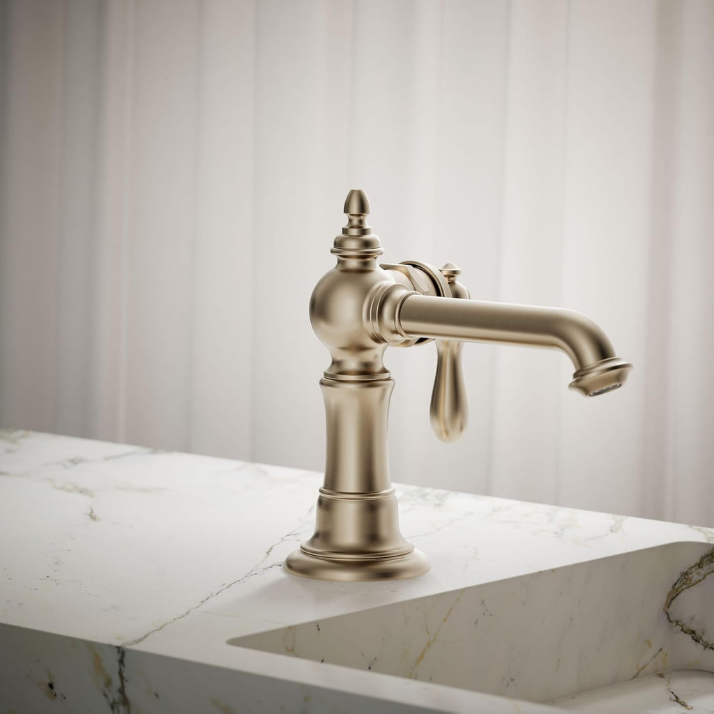 Kohler 72762-9M-BV Artifacts® Single-Handle Bathroom Sink Faucet, 1.2 gpm, Vibrant Brushed Bronze