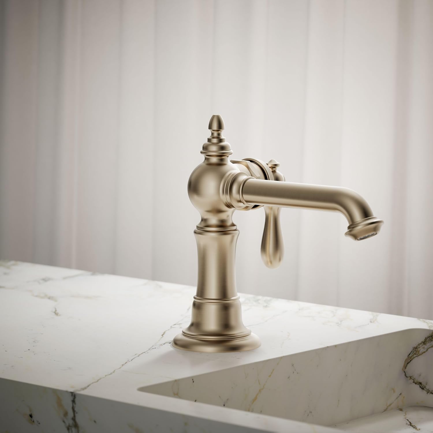 Kohler 72762-9M-BV Artifacts® Single-Handle Bathroom Sink Faucet, 1.2 gpm, Vibrant Brushed Bronze