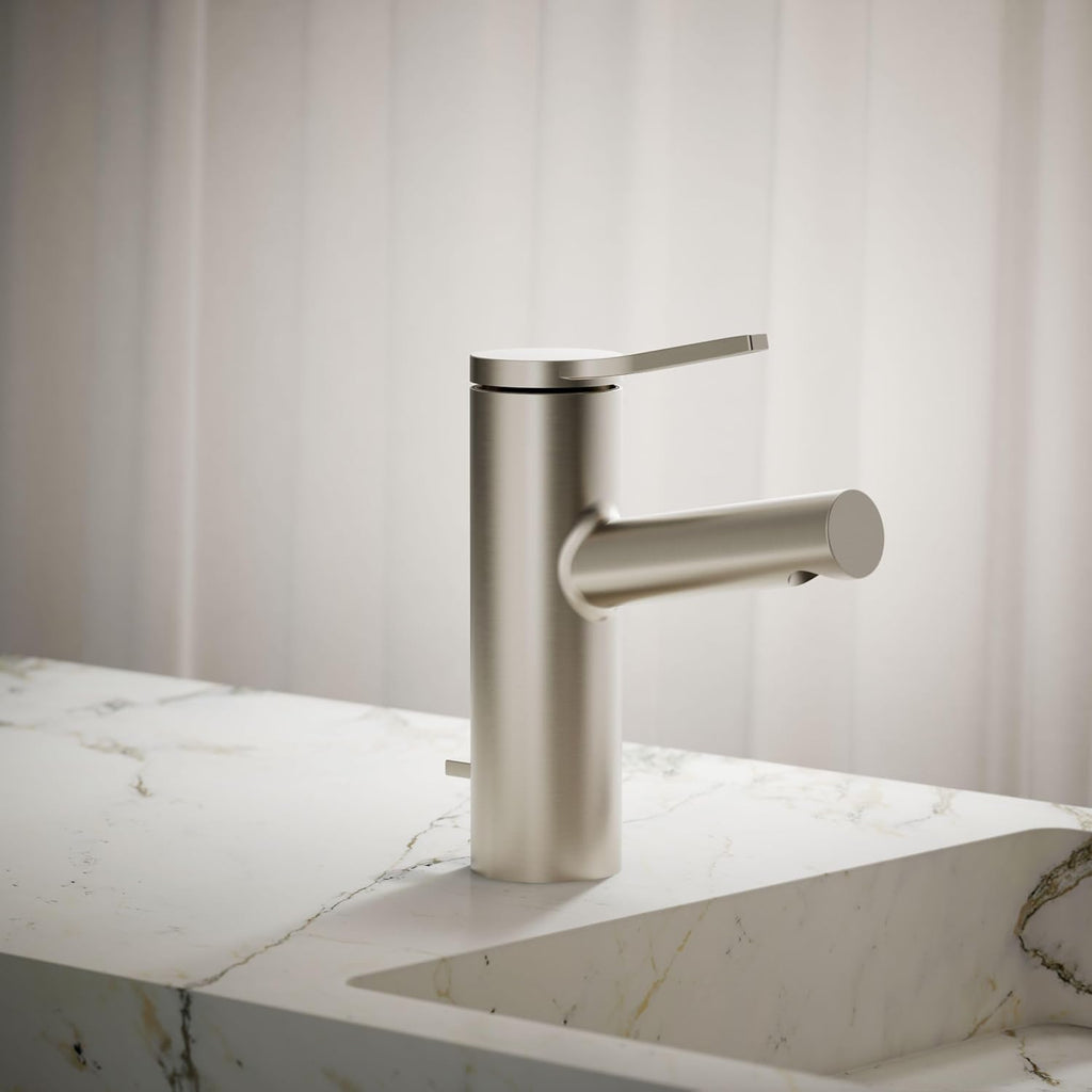 Kohler 99491-4-BN Elate® Single-Handle Bathroom Sink Faucet, 1.2 gpm, Vibrant Brushed Nickel