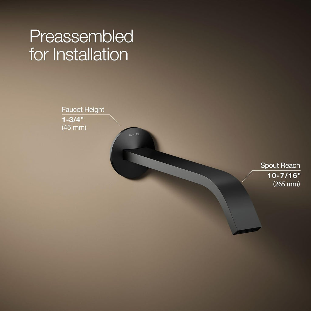 KOHLER Components Wall-mount Bathroom Sink Faucet Trim