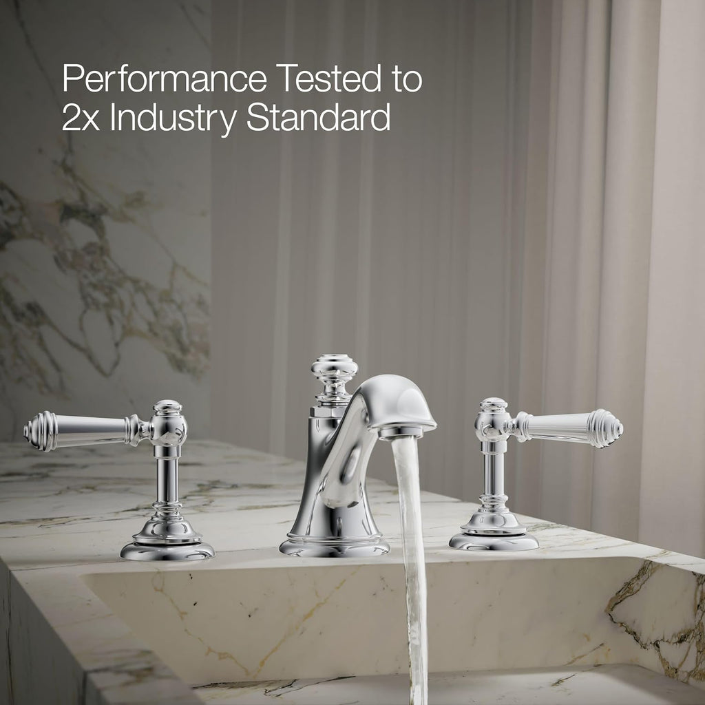 Kohler Artifacts Widespread Handles Lever, Polished Chrome