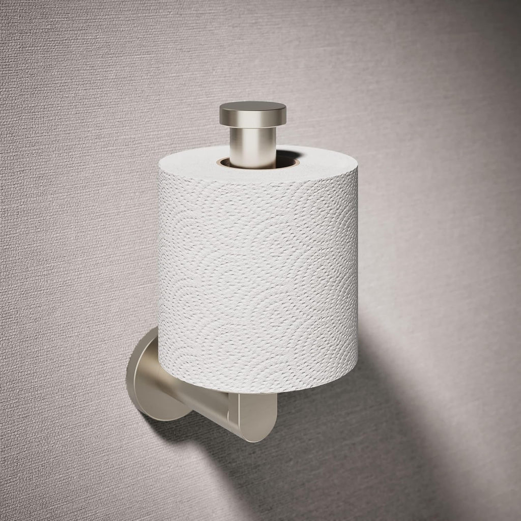 Kohler K73148-BN Composed Wall Mounted Euro Toilet Paper Holder Vibrant Brushed Nickel