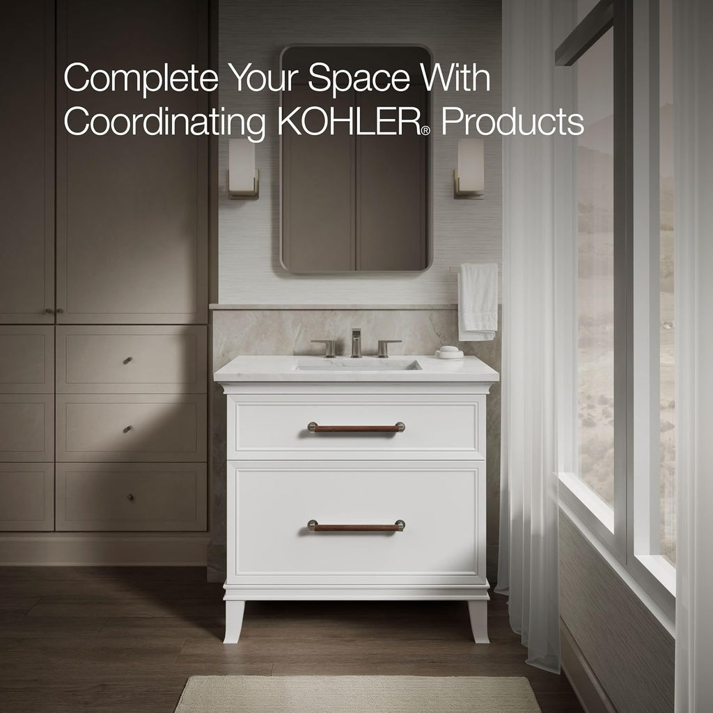 Kohler 2355-95 Archer® 20' rectangular undermount bathroom sink, Ice Grey