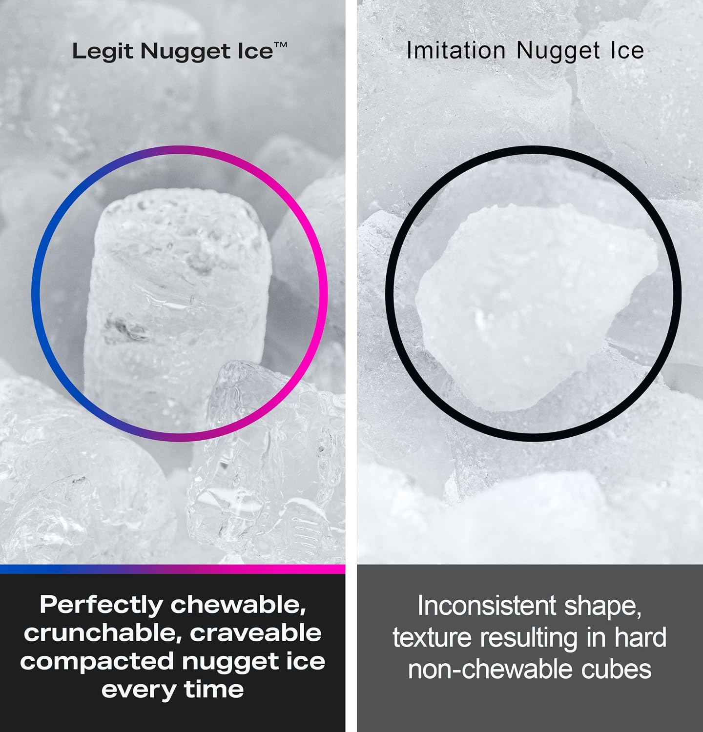 GE Profile Opal 2.0 XL with 1 Gallon Tank, Chewable Crunchable Countertop Nugget Ice Maker, Scoop Included, 38 lbs in 24 Hours, Pellet Ice Machine with WiFi & Smart Connected, Moonstone Blue