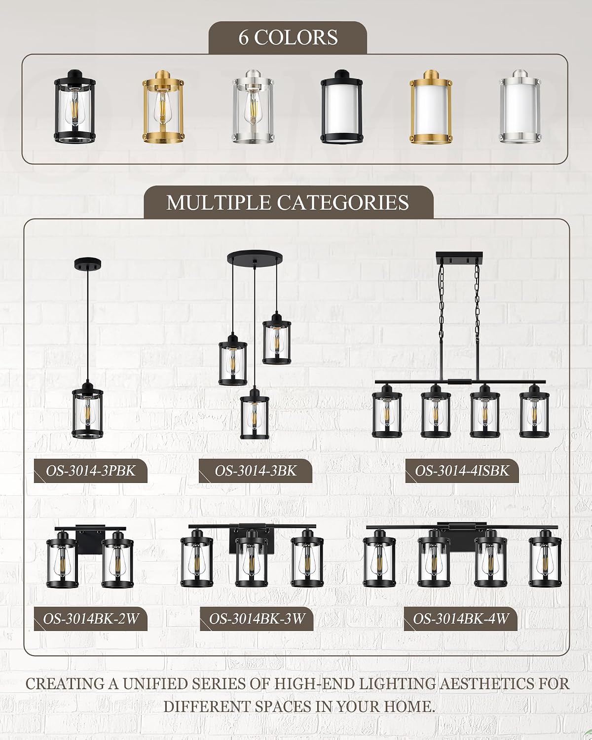 4-Light Black Bathroom Light Fixtures, 29 Inch Modern Bathroom Vanity Lighting Fixtures Over Mirror with Clear Glass and Metal Cage Wall Sconce Lights for Bath, E26, OS-3014BK-4W