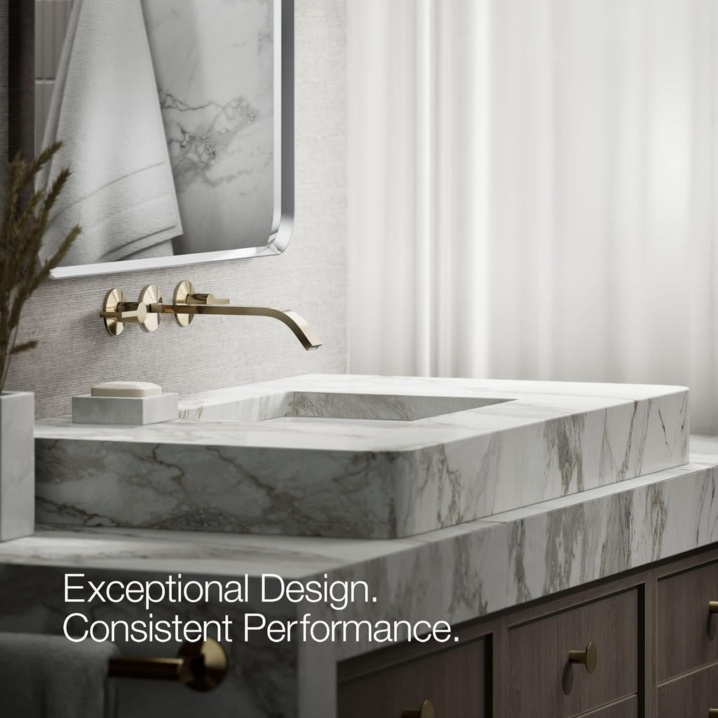 KOHLER K- T23888-AF COMPONENTS® WM LAV SPOUT TRIM - RIBBON, Vibrant French Gold