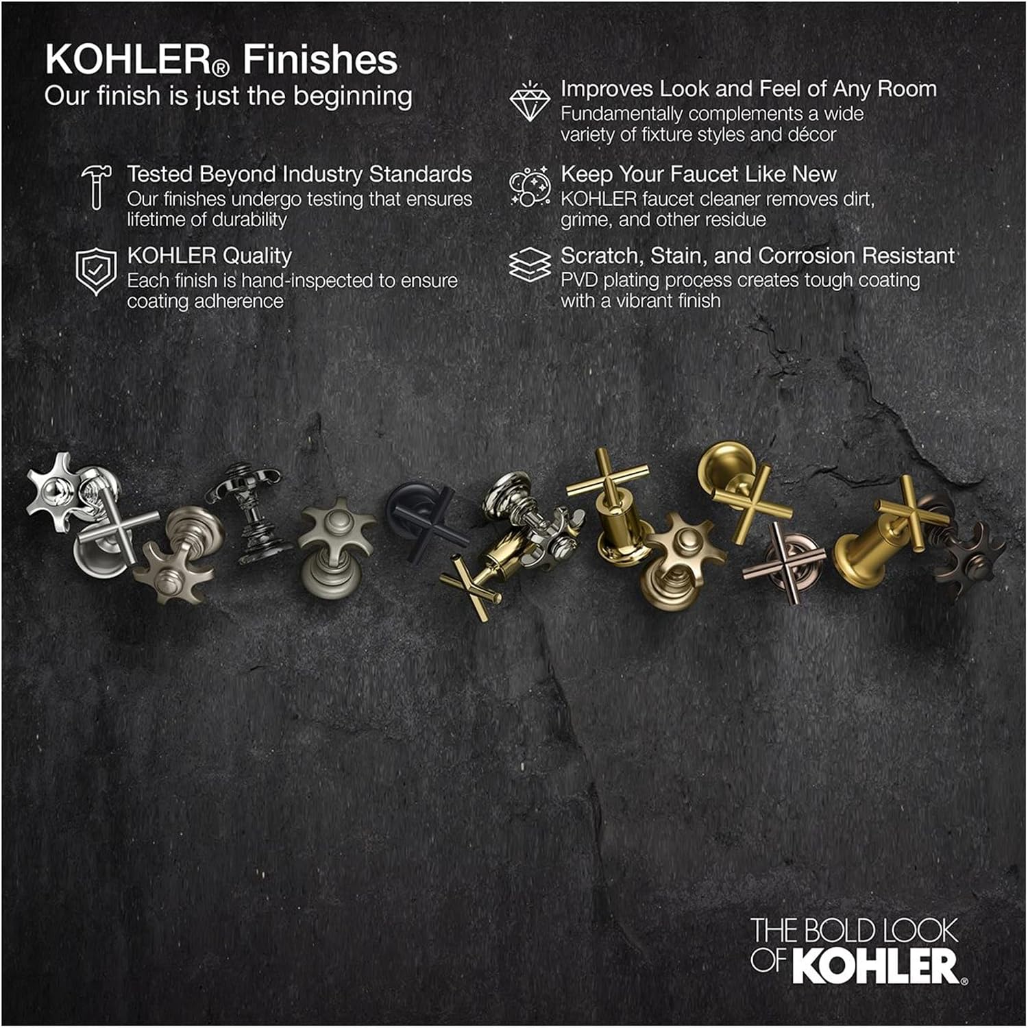 KOHLER 7397-TT SHOWER ARM & FLANGE, Vibrant Titanium