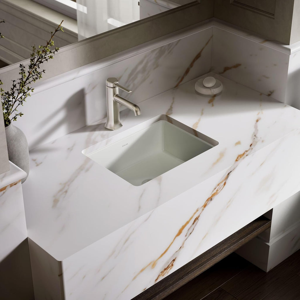 KOHLER Verticyl Rectangle under-mount bathroom sink