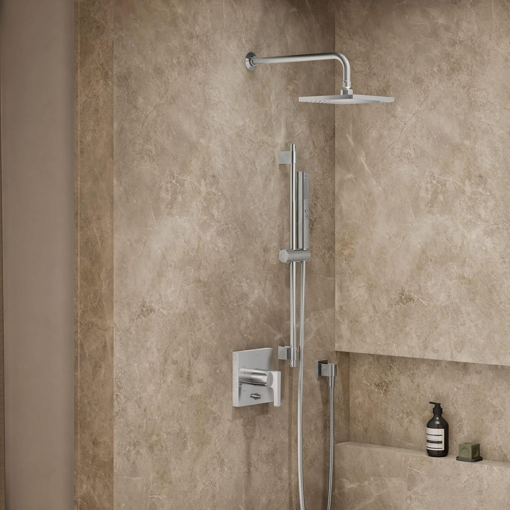 Kohler K-26273-G-CP Honesty Shower Kit with Showerhead, Handshower, and Trim, 1.75 gpm, Polished Chrome