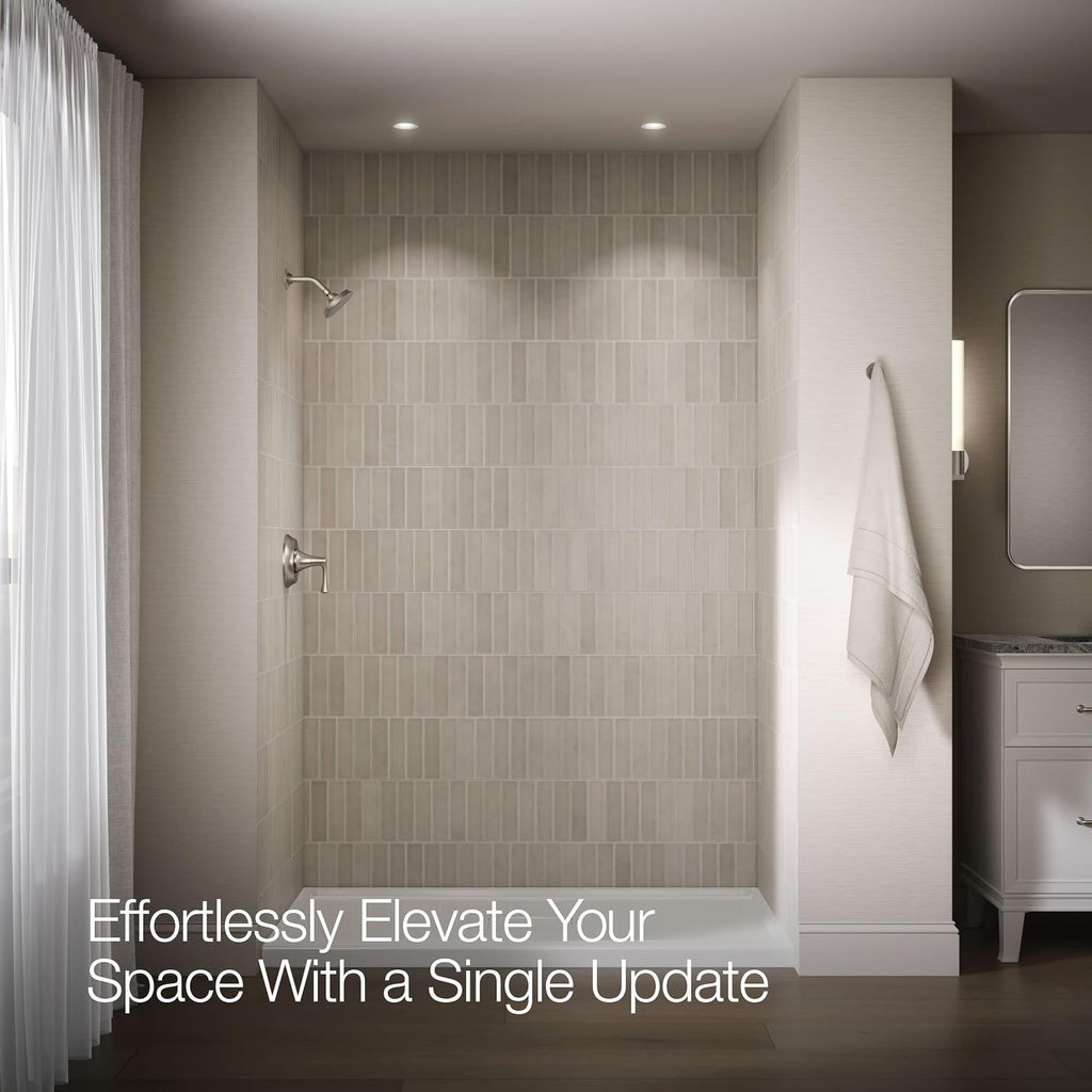 Kohler TS35938-4H-BN Buckley™ Rite-Temp® shower trim kit, 1.5 gpm, Vibrant Brushed Nickel