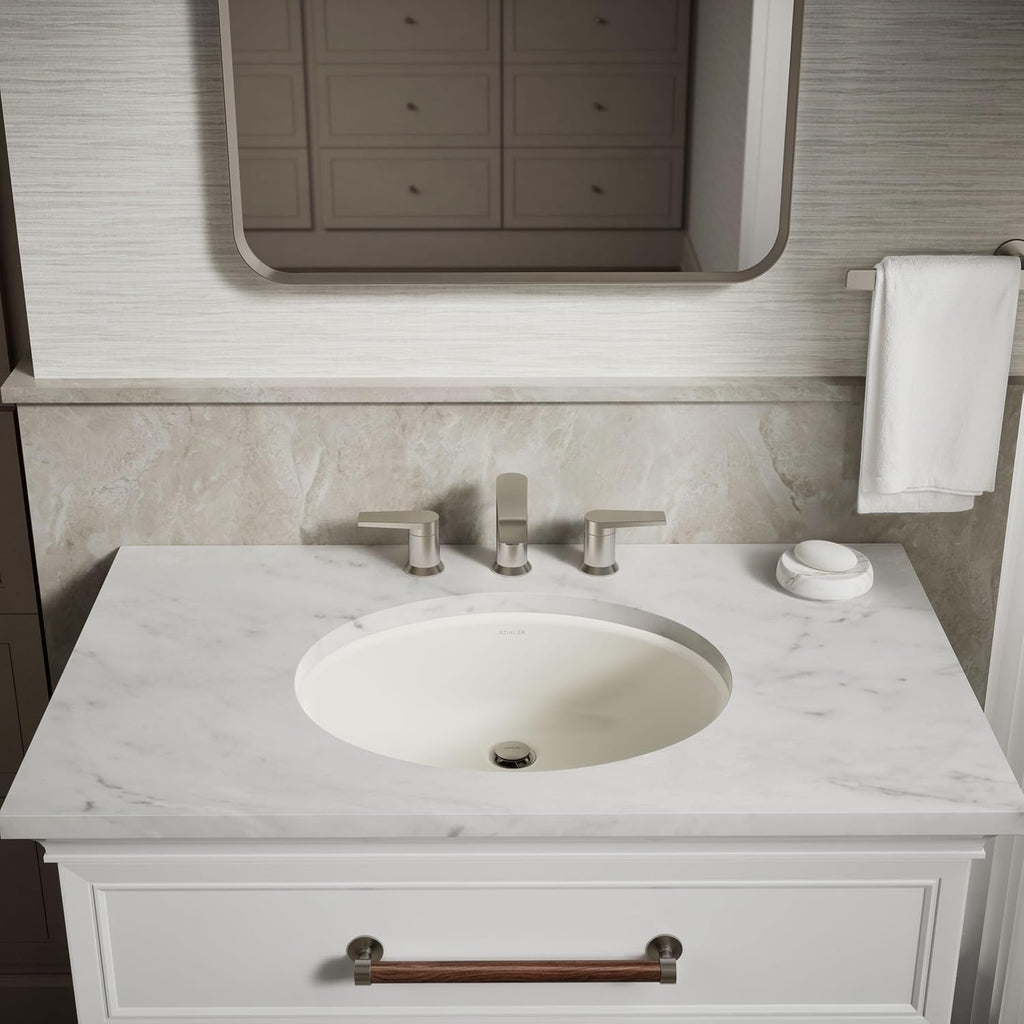 Kohler K-2210-N-96 1-Bowl Undermount Bath Sink w/Sealed Overflow Biscuit