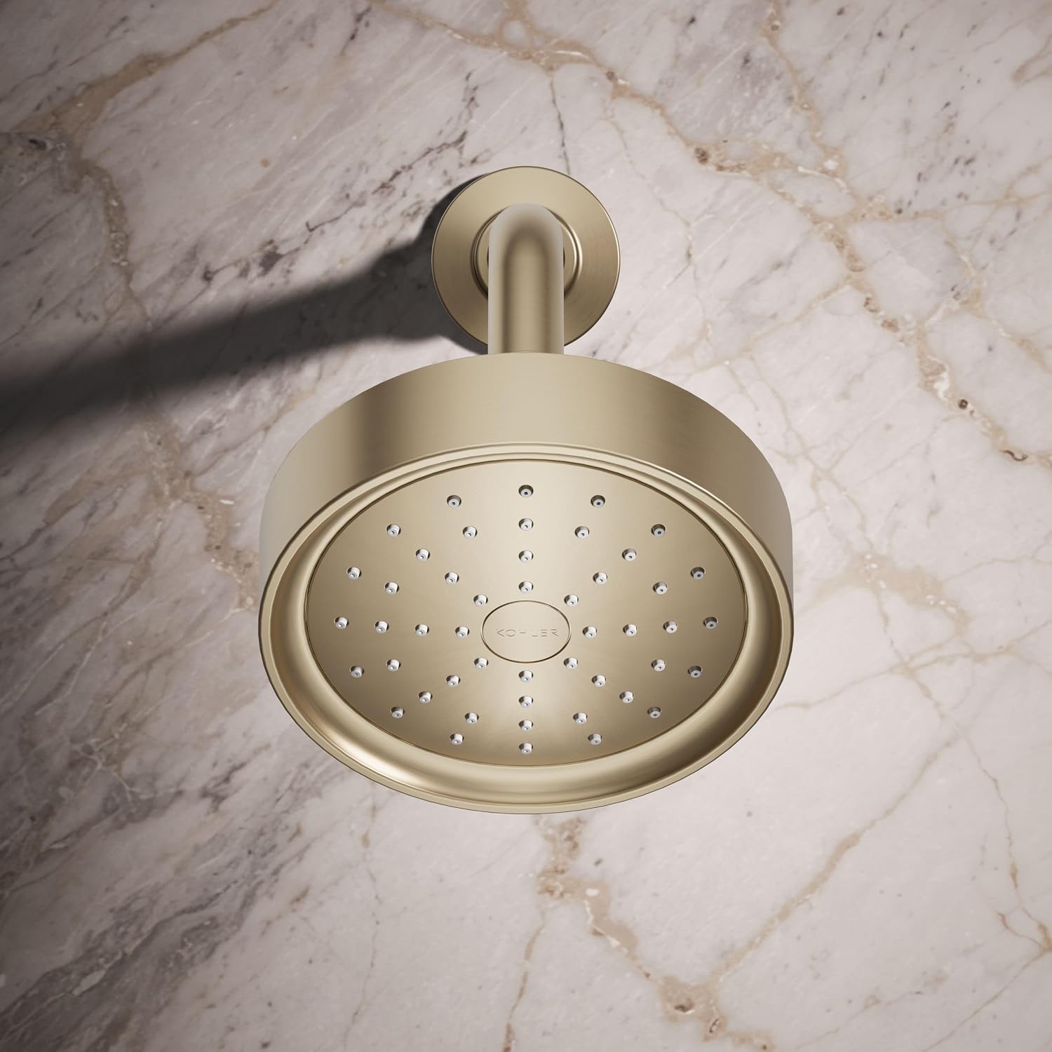 Kohler 965-AK-BV Purist® Single-function showerhead, 2.5 gpm, Vibrant Brushed Bronze