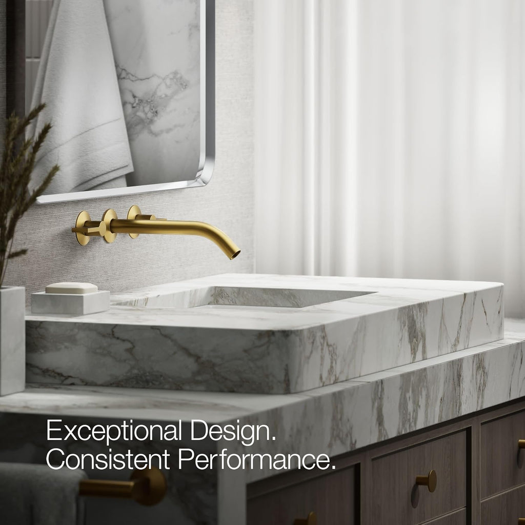Kohler T23890-2MB Components Plumbing Fixtures, Vibrant Brushed Moderne Brass
