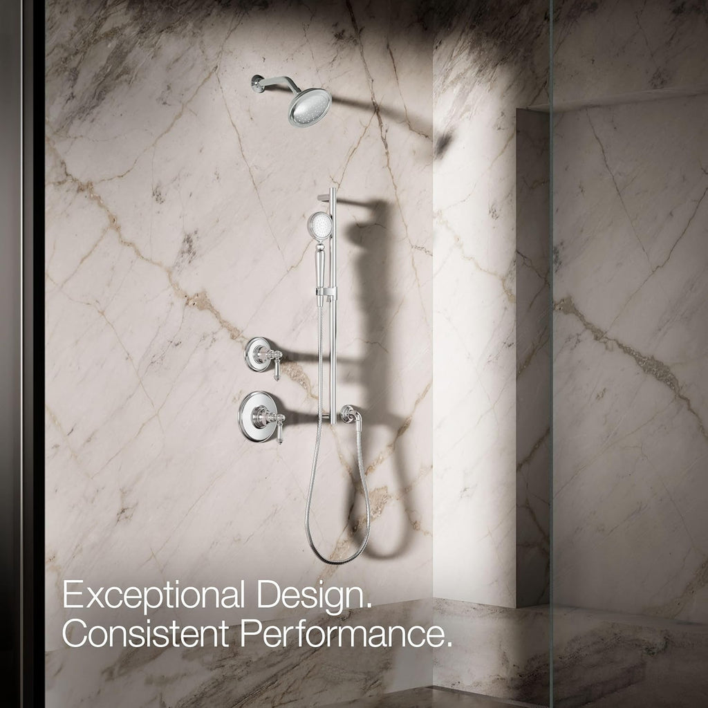 Kohler 72776-G-CP Artifacts® Single-function handshower, 1.75 gpm, Polished Chrome