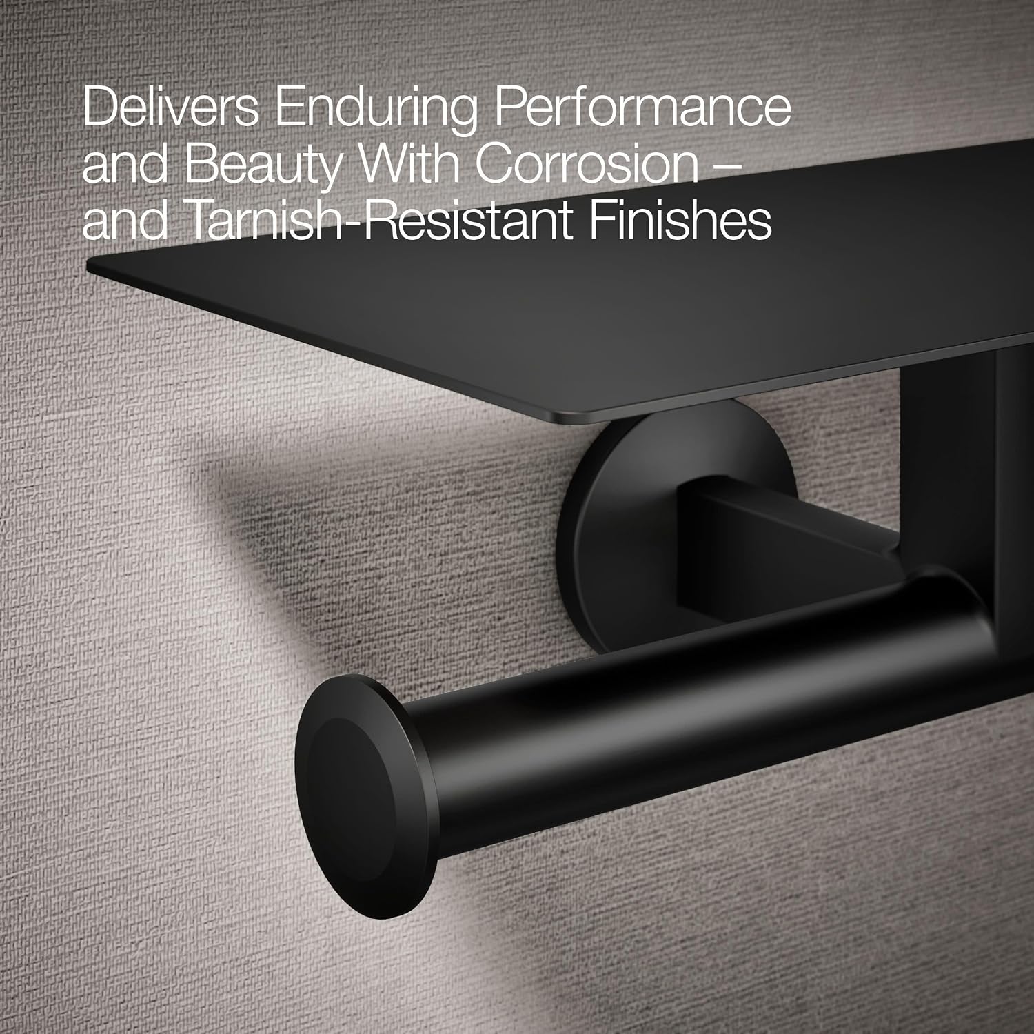 KOHLER Components™ covered double toilet tissue holder