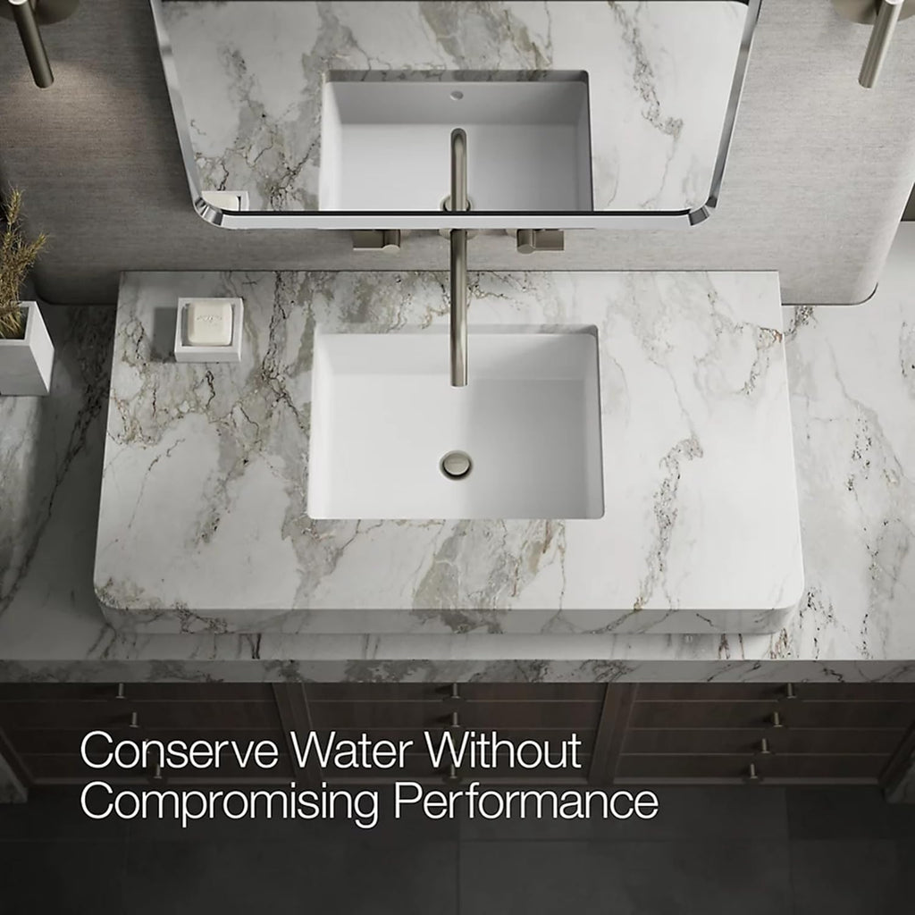 KOHLER Components Wall-Mount Bathroom Sink Faucet Spout With Tube Design 1.2 GPM