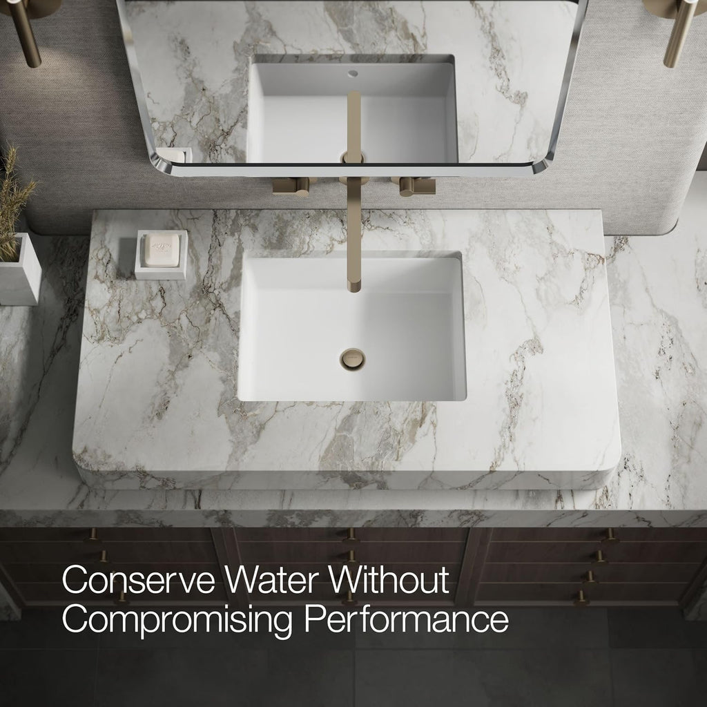 KOHLER Components Wall-Mount Bathroom Sink Faucet Spout With Row Design 1.2 GPM