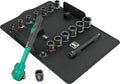 WERA - 05005530001-8100 SB 12 Zyklop Comfort Ratchet Set, reversing Lever, 3/8' Drive, Metric, 16 Pieces