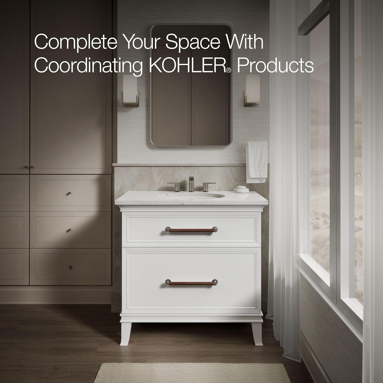 Kohler K-2210-N-96 1-Bowl Undermount Bath Sink w/Sealed Overflow Biscuit